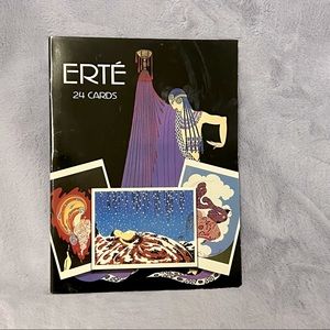Vintage Erté Postcard Book